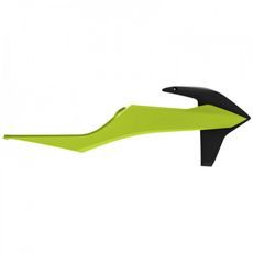 Radiator scoops POLISPORT 8422100005 Black / Yellow Fluo