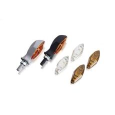 Turn signals PUIG MASA 4871N črna short, homologated
