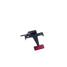Adjustable license support PUIG 5319N črna