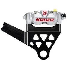 Radial Brake Caliper kit rear + brake flange ACCOSSATO KITA32 for Harley Davidson Softail