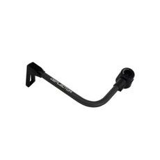 Lever guard ACCOSSATO DE002 with black hose and joint left, aluminium