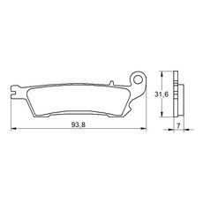 Zavorne obloge ACCOSSATO AGPA110 OR