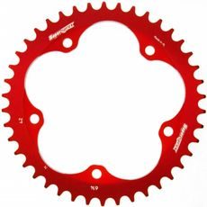 Aluminijasti zadnji verižnik (zobnik) SUPERSPROX RAL-614:42-RED rdeč 42T, 525