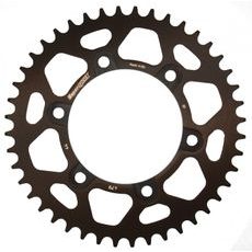 Aluminijasti zadnji verižnik (zobnik) SUPERSPROX RAL-479:44-BLK črna 44T, 530
