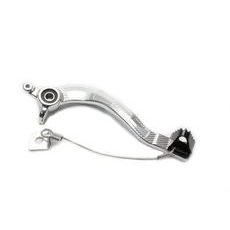 Brake pedal MOTION STUFF 83P-0821002 silver body, black steel fixed tip Steel Fixed Tip