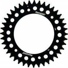 Aluminijasti zadnji verižnik (zobnik) SUPERSPROX RAL-210:40-BLK črna 40T, 520