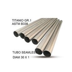 Titanium seamless Gr.1 TUBE AISI Tig GPR TU.T.1 Brushed Stainless steel