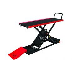 Motorcycle lift LV8 GOLDRAKE 400 MOTO EG400E.R with electro-hydraulic unit BLACK AND RED RAL 3002