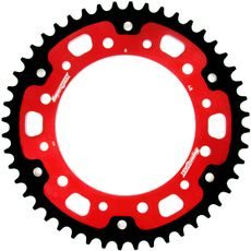Rear sprocket SUPERSPROX STEALTH RST-6:48-RED rdeč 48T, 525