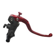 Radial brake master cylinder ACCOSSATO PC012 19 x 19 with fixed lever,red