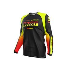 Jersey SHOT DRAW KID BLOCK A05-12D-AK1-01 neon yellow 04/05