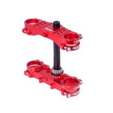Triple clamp X-TRIG ROCS TECH 40104001 Rdeč