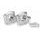 Risers PUIG PULLBACK 22180P srebrna height 20mm, d 29mm