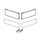 Reflectors SHAD D1B23CAR for SH23 bela