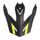 Helmet peak SHOT TREK RALLY A08-21E3-B01 black / neon yellow matt