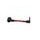 Lever guard ACCOSSATO DE001 with red hose and joint right, aluminium
