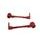 Lever guard ACCOSSATO DE003 with red hose and joint right + left, aluminium