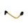 Lever guard ACCOSSATO DE002 with gold hose and joint left, aluminium