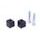 Handlebar spacer kit X-TRIG 50300018 M12 Črn
