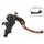 Radial brake master cylinder ACCOSSATO PC011 19 x 19 with folding lever,orange