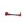 Lever guard ACCOSSATO DE001 with black hose and joint right, aluminium