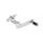 Brake foot pedal PUIG 21780P srebrna adjustable