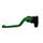 Clutch Lever ACCOSSATO EST333 fixed CNC-worked aluminium, green