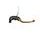Brake lever folding ACCOSSATO LV021 with integrated adjuster for Nissin radial master cylinder zlata
