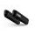 Dual slip-on exhaust GPR HYPER SONIC E5.BMW.50.HYSOBLK Matte Black