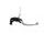 Brake lever folding ACCOSSATO LV022 with integrated adjuster for Nissin radial master cylinder srebrna
