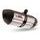 Full exhaust system 3x1 MIVV SUONO Y.042.L7 Nerjaveče jeklo / Karbonska kapa