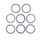 Steel clutch plates kit ATHENA P40240009