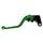 Clutch Lever ACCOSSATO ESY688H fixed CNC-worked aluminium, green
