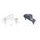 Mirror adaptor PUIG ADAPTER WITHOUT SIDE FOR FAIRING C600S 12'-13' 9575N črna to fairing