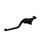 Clutch Lever ACCOSSATO ESC023 fixed CNC-worked aluminium, black