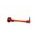 Lever guard ACCOSSATO DE001 with orange hose and joint right, aluminium