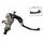 Radial brake master cylinder ACCOSSATO PC007 19 x 20 with folding lever,black