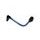 Lever guard ACCOSSATO DE002 with blue hose and joint left, aluminium