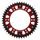 Zadnji verižnik (zobnik) SUPERSPROX STEALTH RST-1512:47-RED rdeč 47T, 520