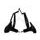 Engine guards RDMOTO CF79KD matt black with slider SL01