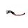Adjustable folding lever ACCOSSATO LV011 in aluminium for original brake master cylinders rdeč