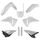 Set plastik POLISPORT 91618 restyling Bela