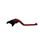 Ročica zavore ACCOSSATO EDF041 fixed CNC-worked aluminium, red