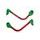 Lever guard ACCOSSATO DE003 with red hose and joint right + left, aluminium