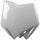 Number plate POLISPORT 8658200002 bela