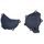 Clutch and ignition cover protector kit POLISPORT 90965 Modra