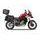 Set of SHAD TERRA TR40 adventure saddlebags and SHAD TERRA aluminium top case TR55 PURE BLACK, including mounting kit SHAD DUCATI MULTISTRADA 1200 V4