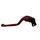 Clutch Lever ACCOSSATO ESS650 fixed CNC-worked aluminium, red