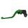 Clutch Lever ACCOSSATO ESC037 fixed CNC-worked aluminium, green