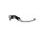 Adjustable folding lever ACCOSSATO LV011 in aluminium for original brake master cylinders srebrna